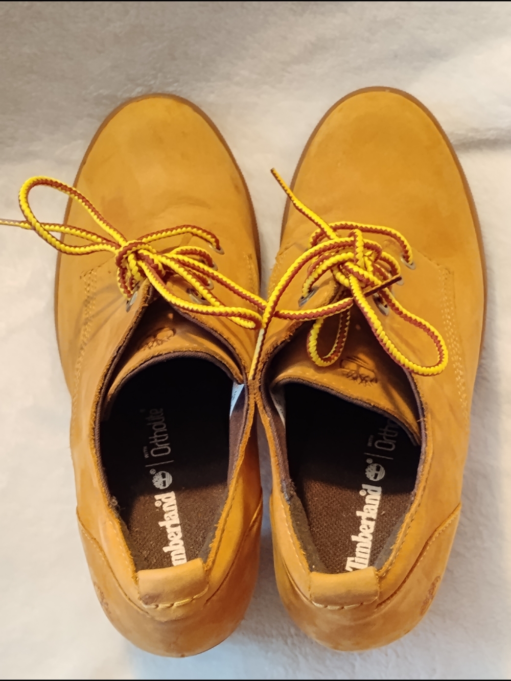 Timberland Women's Wheat Nubuck Lace-Up Block Heel Ankle Boots - Picture 4 of 6